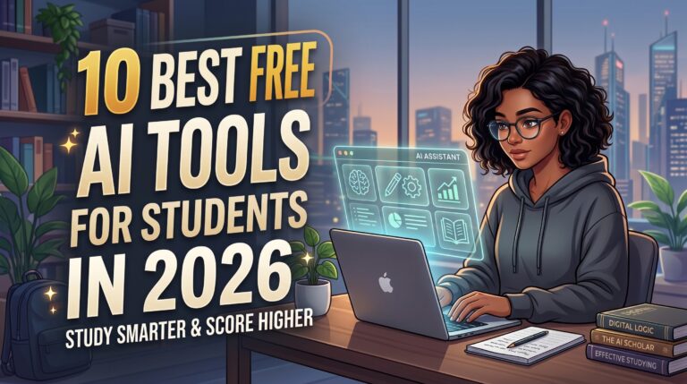 10 Best Free AI Tools for Students in 2026 (Study Smarter & Score Higher)